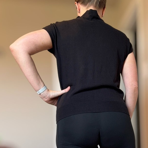 Ann Taylor Factory Black Mock neck Sweater - Picture 12 of 16